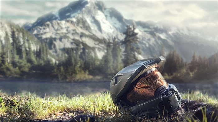Halo Infinite Master Chief Helmet 4K