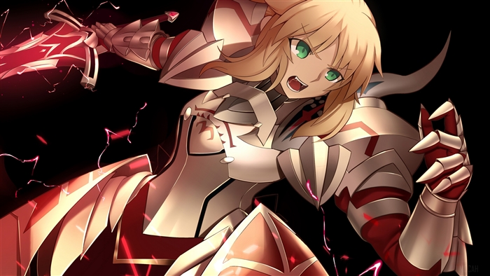 Mordred Saber of Red 4K