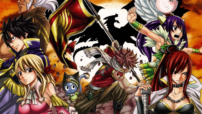 Fairy Tail Characters United 4K