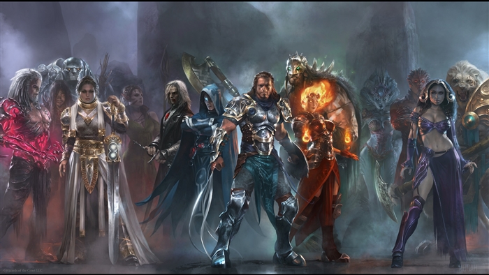 Group of Fantasy Characters