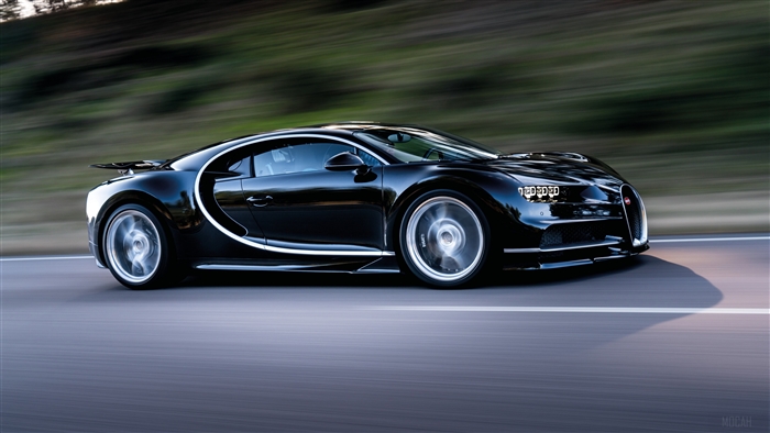 Black Car, Bugatti, Bugatti Chiron, Car, Sport Car, Supercar, Vehicle ...