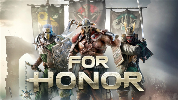 For Honor game art with three warriors
