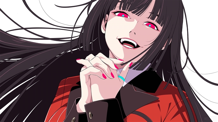 Yumeko Jabami from Kakegurui 4K Digital Art