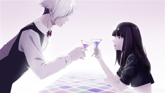 Chiyuki and Decim from Death Parade 4K