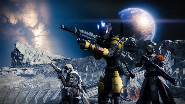 Guardians from Destiny in space