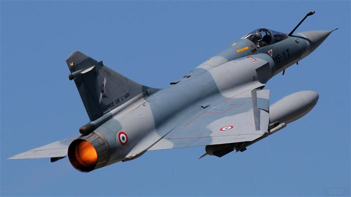 Dassault Mirage 2000 Jet Fighter in flight