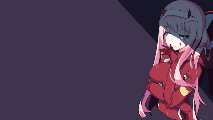 Zero Two from Darling in the Franxx 4K