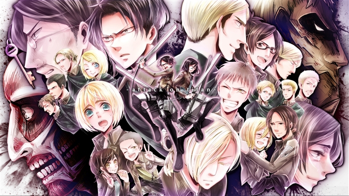 Attack on Titan characters montage
