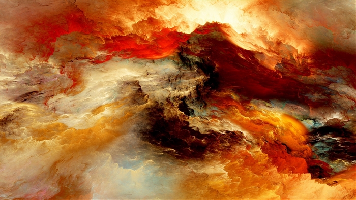 Vibrant Colorful Cloudscape in 4K