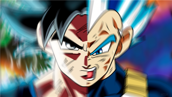 Goku and Vegeta from Dragon Ball Super 4K
