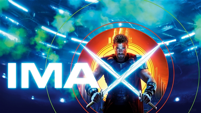 Thor from Marvel Cinematic Universe with swords