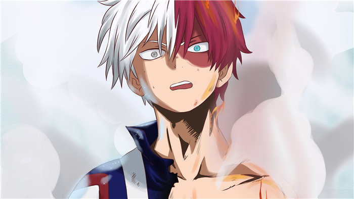 Shouto Todoroki from My Hero Academia 4K