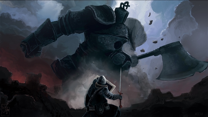 Iron Golem from Dark Souls 4K