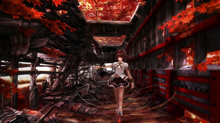 Aya Shameimaru from Touhou Project 4K