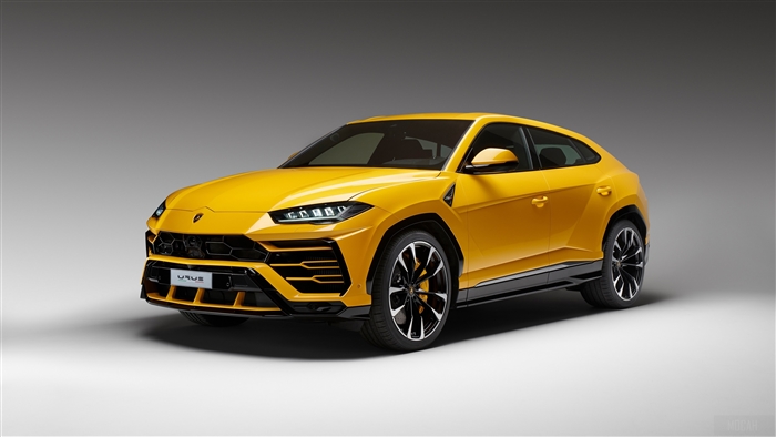 Yellow Lamborghini Urus SUV 4K