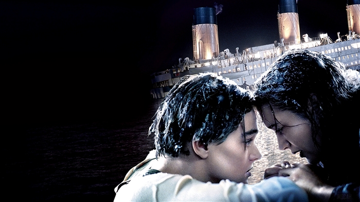 Leonardo DiCaprio and Kate Winslet from Titanic 4K