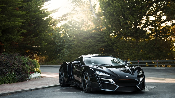 Black Lykan HyperSport Sport Car 4K