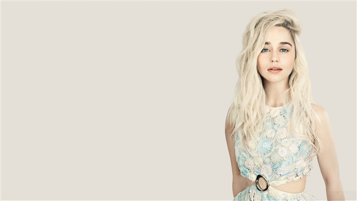 Emilia Clarke Blonde Actress 4K