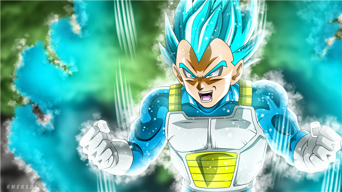 Vegeta from Dragon Ball Super in 4K