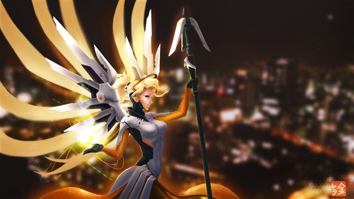 Mercy from Overwatch 4K