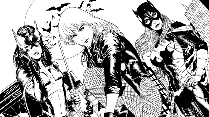 Batgirl, Black Canary, and Huntress 4k