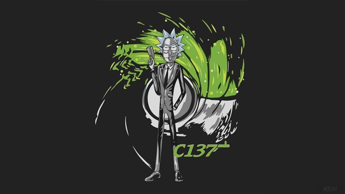Rick Sanchez from Rick and Morty 4K
