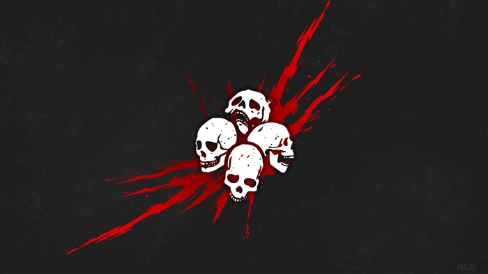 Dead By Daylight Thanatophobia 4K Minimalist Skulls