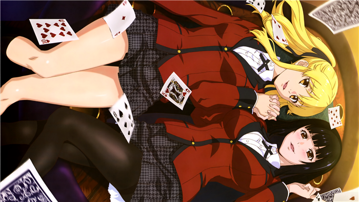 Yumeko Jabami and Meari Saotome from Kakegurui 4K