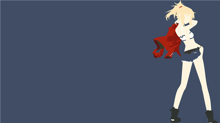 Mordred from Fate Minimalist 4K