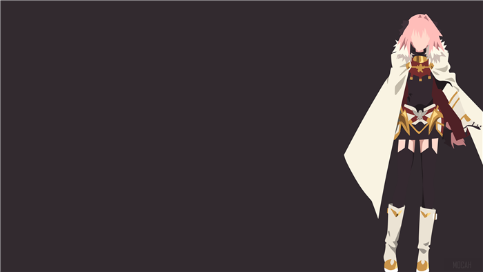 Astolfo from Fate/Apocrypha Minimalist 4K