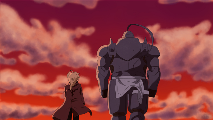 Alphonse and Edward Elric from Fullmetal Alchemist 4K