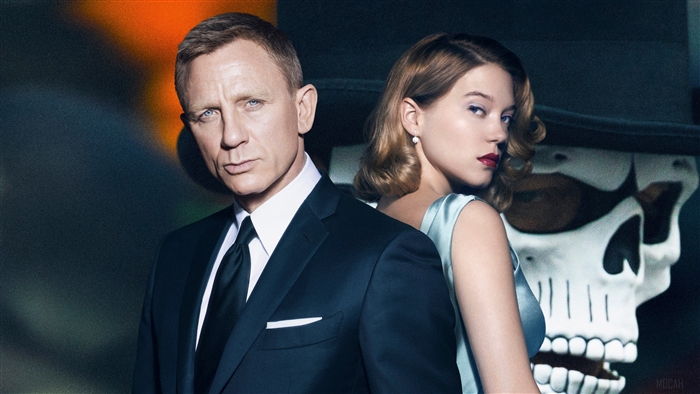 Daniel Craig and Léa Seydoux from Spectre 4K