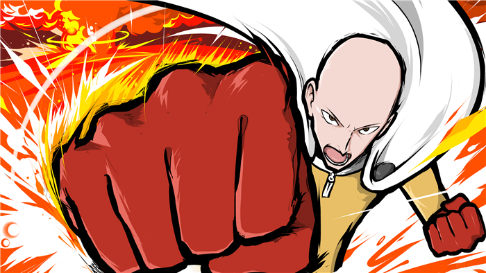 Saitama Striking Forward One-Punch Man 4K