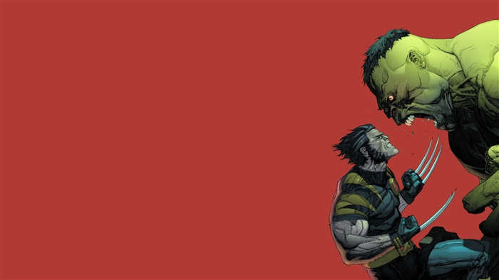 Hulk and Wolverine 4K