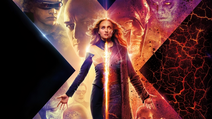 Jean Grey and X-Men from Dark Phoenix 4K