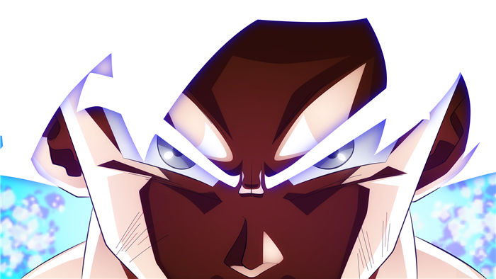 Goku Ultra Instinct Intense Stare 4K