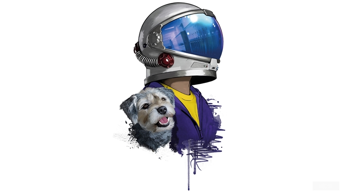 Auggie Pullman and dog from Wonder 4K