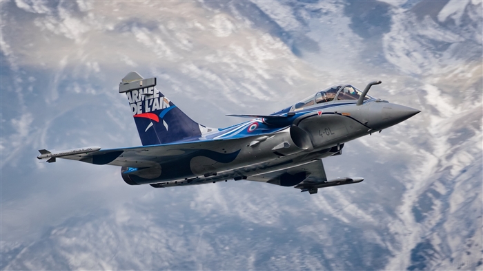 Dassault Rafale Jet Fighter in flight
