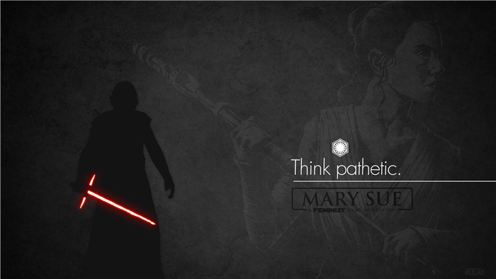 Kylo Ren and Rey from Star Wars