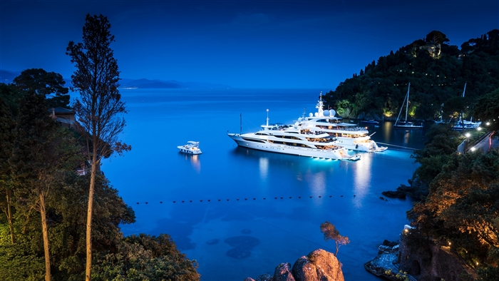 Yacht in Portofino, Italy 4K