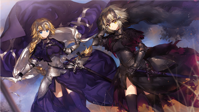 Jeanne d'Arc and Jeanne Alter from Fate/Grand Order