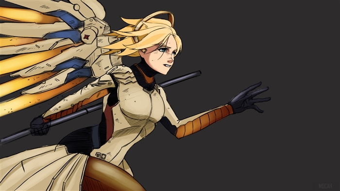 Mercy from Overwatch 4k