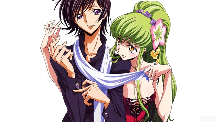 C.C. and Lelouch Lamperouge from Code Geass 4K
