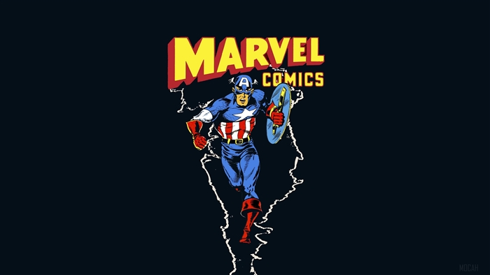 Captain America from Marvel Comics 4K