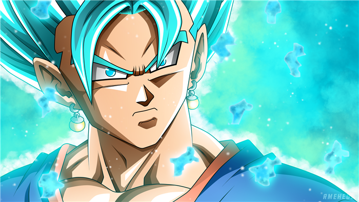 Vegito Blue Aura Dragon Ball Super 4K