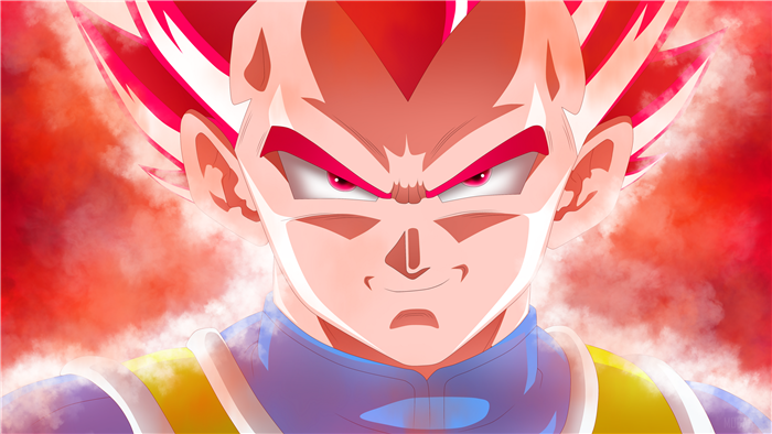 Vegeta from Dragon Ball Super in 4K