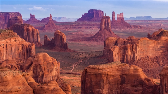 Monument Valley Desert Landscape 4K