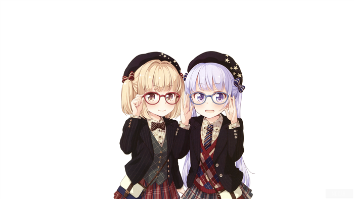 Aoba Suzukaze and Yun Iijima from New Game! 4K