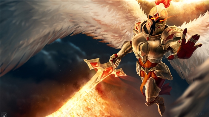 Kayle the Angel Warrior from League of Legends 4K