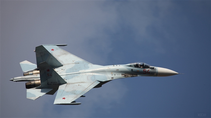 Sukhoi Su-35 Jet Fighter in Flight 4K